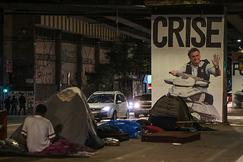 Mutirão irá oferecer a pessoas em situação de rua vários serviços de atenção básica e de documentação, além de atendimento jurídico - Foto: Nelson Almeida/AFP