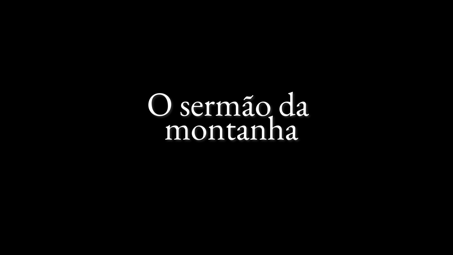 sermão da montanha